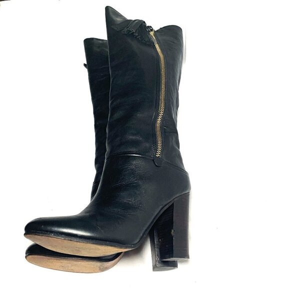 Coach Women Leather  Boots Size 8.5 - Picture 5 of 7